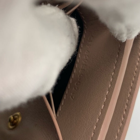 Saint Laurent YSL Beige Trifold Wallet